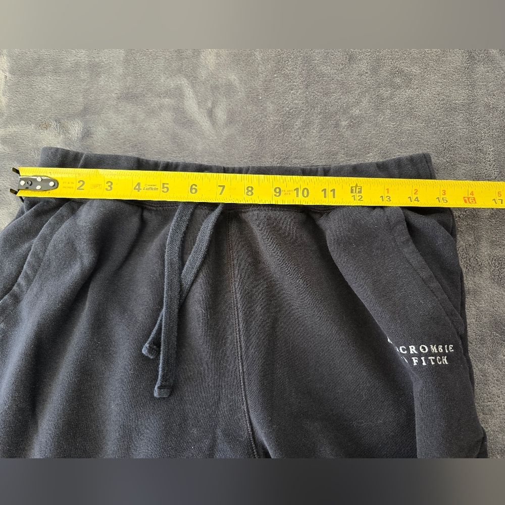Abercrombie And Fitch Black Sweat Joggers Size Large - Picture 10 of 12